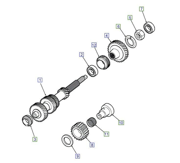 R380 LAYSHAFT