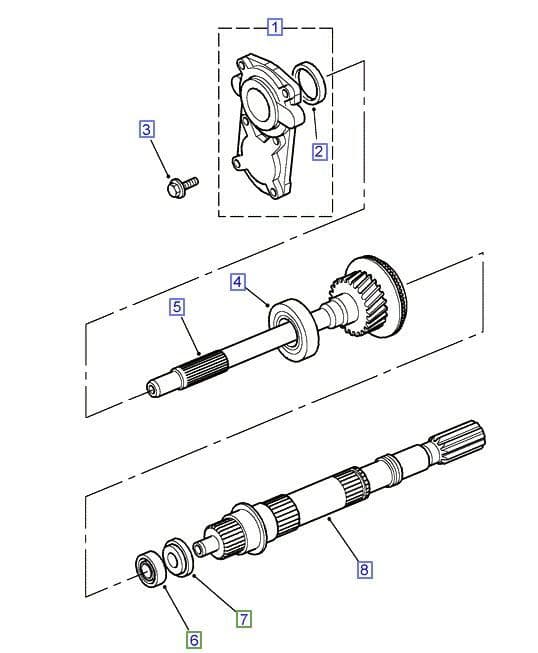 R380 MAINSHAFT P38