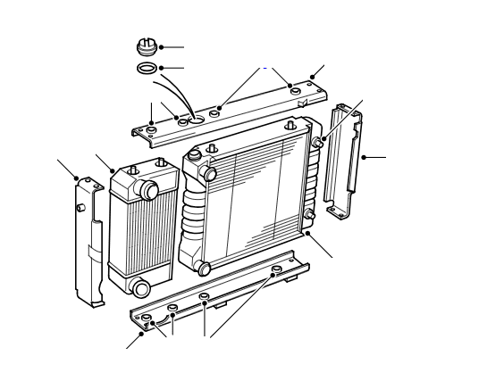 Radiator 300TDI VIN MA Onwards