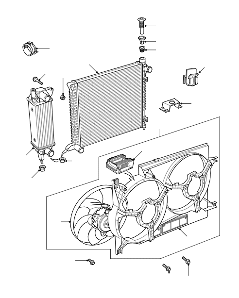 Radiator, Intercooler, Fan & Shroud - Diesel Engines