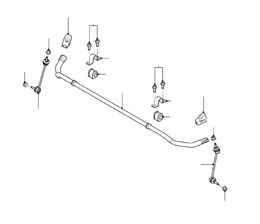 Rear Anti Roll Bar Mountings & Links