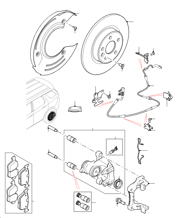 Rear Brakes 300mm Discs from VIN LH000001