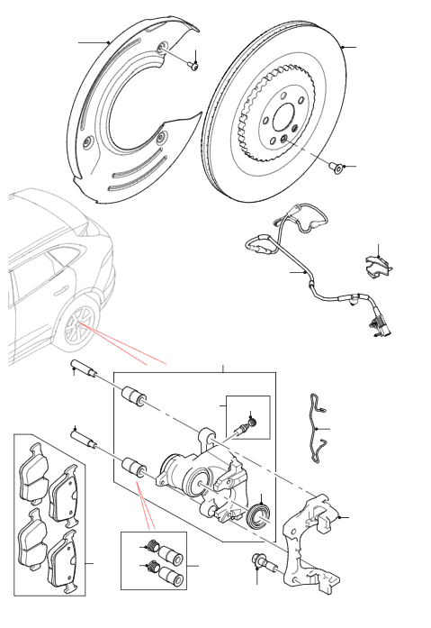 Rear Brakes 325mm Discs