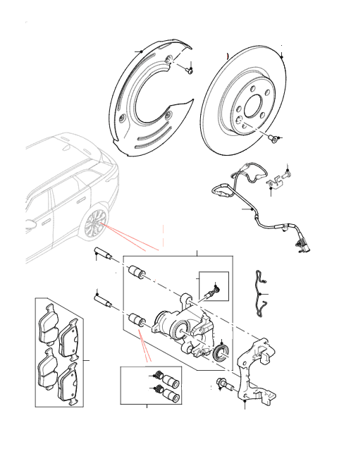 Rear Brakes Exc 5.0SC