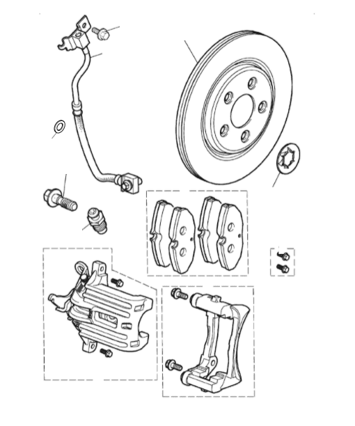 Rear Brakes Excluding 4.2SC to VIN G49700