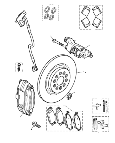 Rear Brakes Supercharged VIN M45255 to N52047