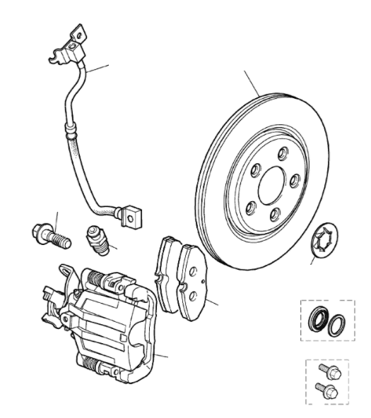 Rear Brakes to VIN M45254