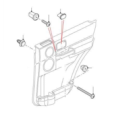 Rear Door Interior Trim