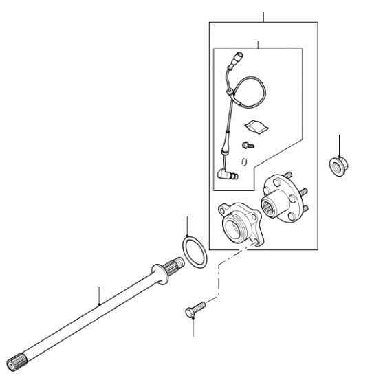 Rear Drive Shafts & Hubs