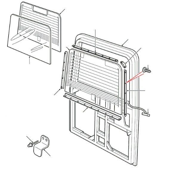 Rear End Door Panel to VIN 1A999999