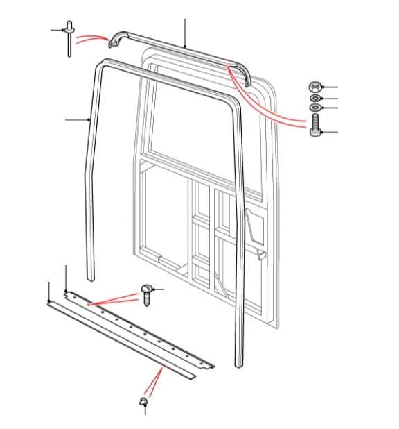 Rear End Door Seals