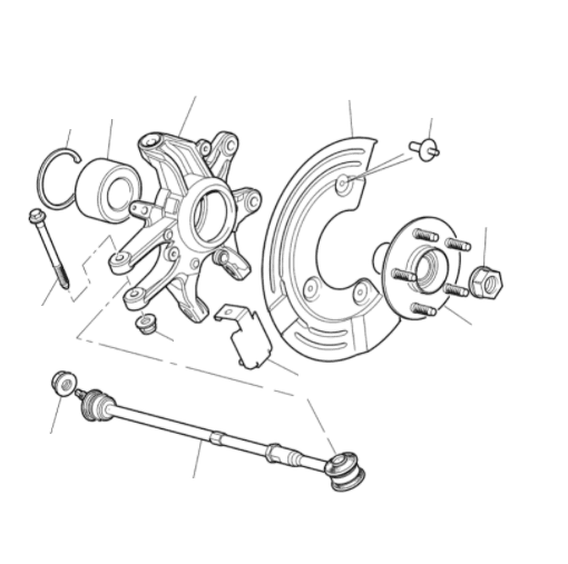 Rear Hub & Bearing