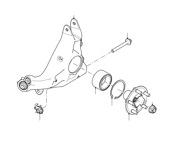 Rear Hub & Bearing