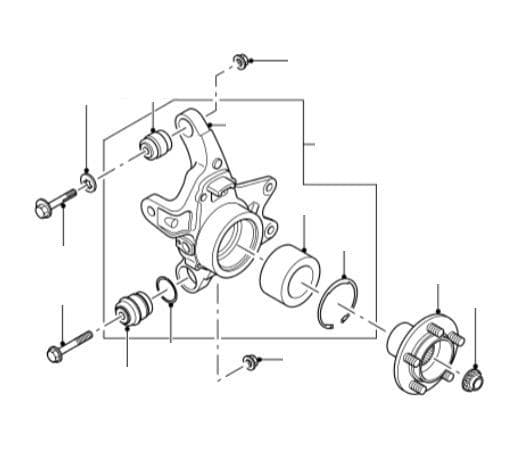 Rear Hub & Carrier