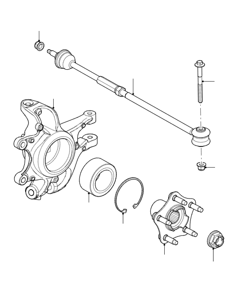 Rear Hub Carrier & Link