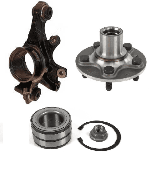 Rear Hub Knuckle, Mountings & Bearings