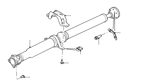 Rear Propshaft to VIN GA999999