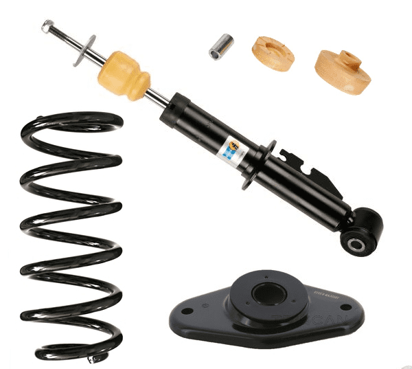 Rear Shock Absorber, Mounting & Spring R60 & R61