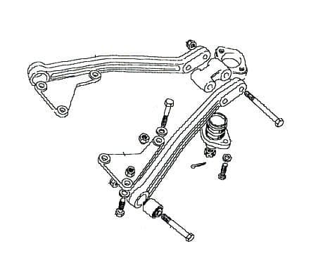 Rear Top Link Fulcrum & Ball Joint