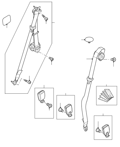 Second Row Belts with 35/30/35 Split Seats