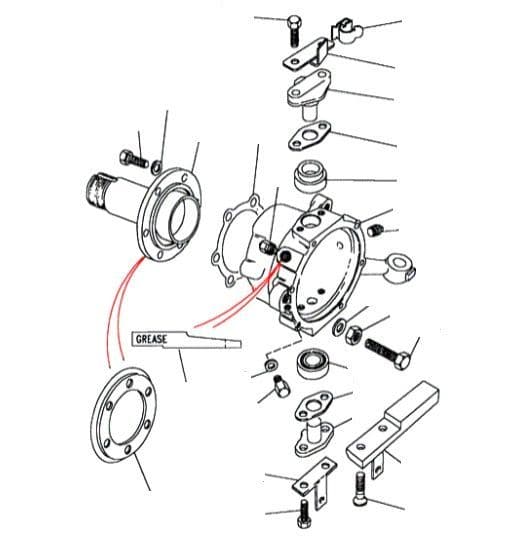 Swivel Pin Housing To JA032849