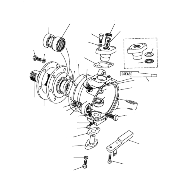 Swivel Pin Housing With ABS