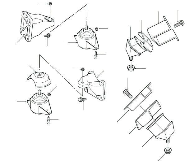 Td5 Mountings - Engine & Transmission