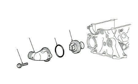 THERMOSTAT & HOUSING