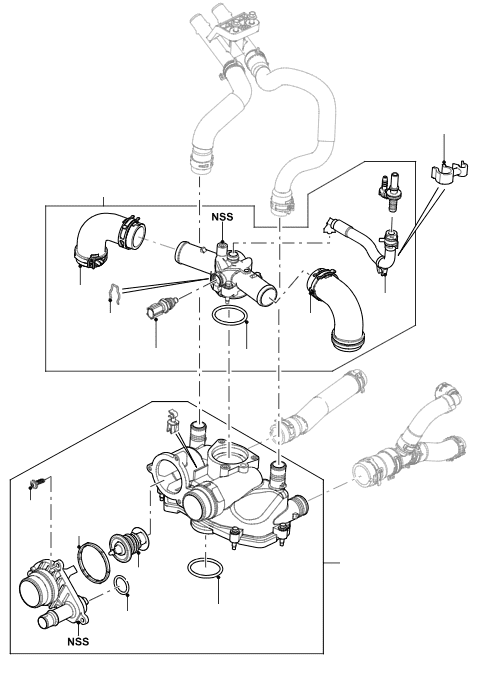 Thermostat & Housing