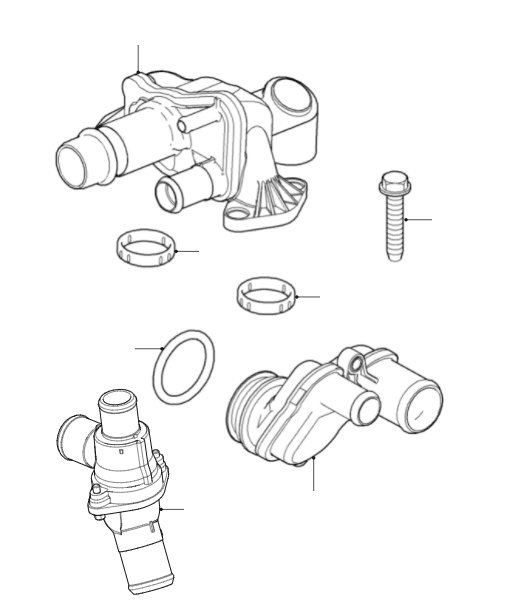 Thermostat & Water Connectors