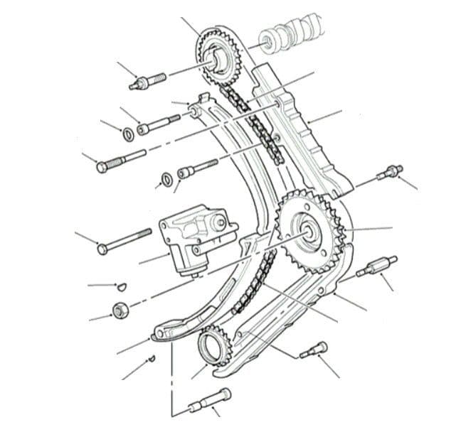 TIMING CHAIN, GEAR & TENSIONER