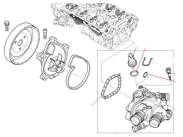 Water Pump & Thermostat