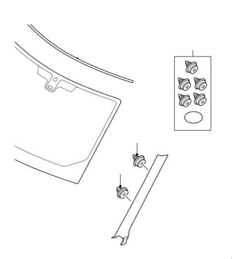 Windscreen Side & Top Trims