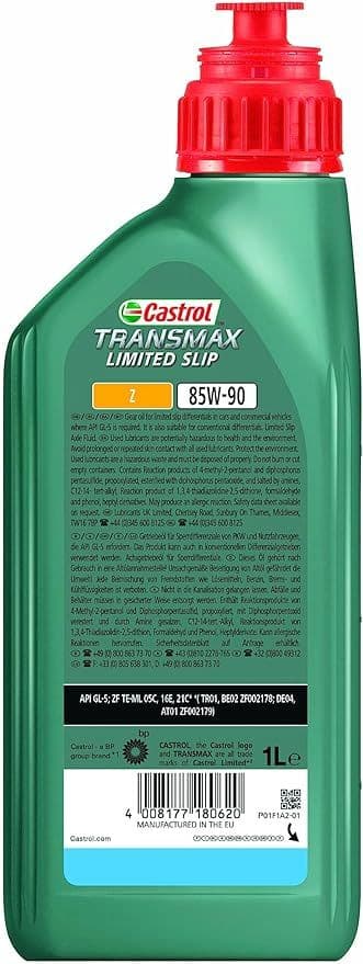 15F109 Castrol Transmax LS Z 85w90 1 Litre