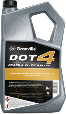 ADV908 JDE33972 LR052652 5 Litre Dot4 Brake Fluid Dot 4 0184