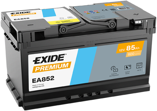 LR038128 JDE28694 Exide EA852 Battery 85AH 760A