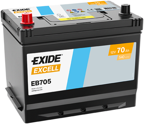 STC4757 Exide EB705 Battery 70AH 540A