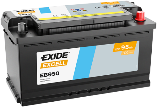 LR038341 C2D22312 LRA1250AA LNC1250AA Exide EB950 Battery 95AH 850A