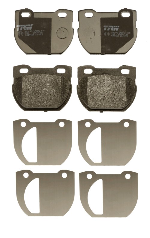 SFP000250 TRW Brake Pad Set SFP000130 17.4mm GDB1666