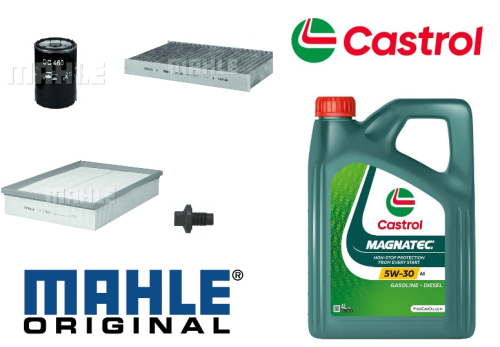 KIT109C Mahle Filter Kit with Castrol Oil Discovery 3 4.0 V6 Petrol