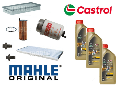 KIT112C Original Mahle Filter & Castrol Oil Service Kit Range Rover L322 3.6Tdv8