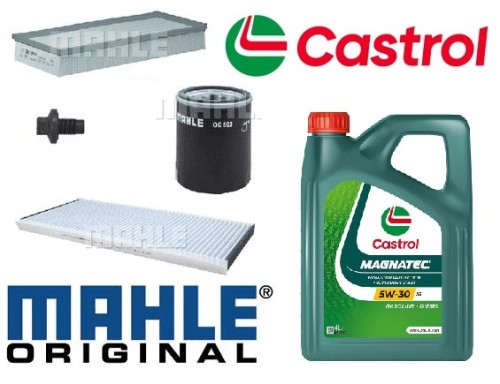 KIT113C Original Mahle Filter & Castrol Oil Service Kit Oil Range Rover L322 4.2 & 4.4 AJV8