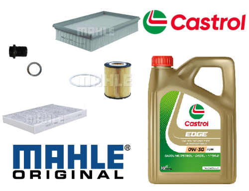 KIT121C Mahle Filter Kit with Castrol Oil Freelander 2 3.2 V6