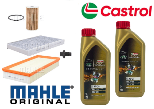 KIT136C Mahle Filter Kit with Castrol Oil Discovery 5 2.0 Ingenium Petrol