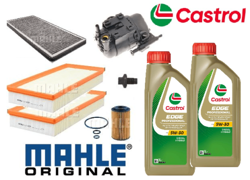 KIT142C Mahle Filter Kit with Castrol Oil Range Rover Velar 3.0 Diesel