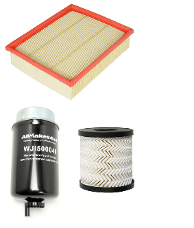 KIT102L Filter Kit Defender Puma 2.2 & 2.4 (With Paper Oil Filter)