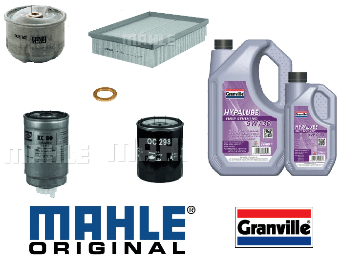 KIT103A Mahle Filter Kit with Granville Oil Discovery 2 TD5