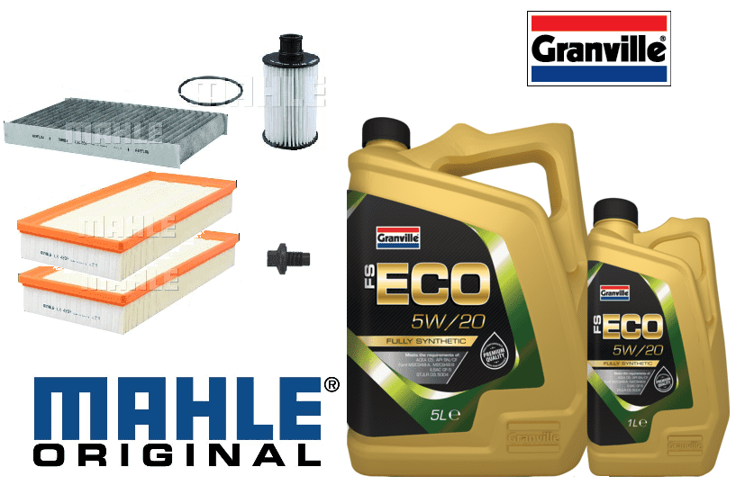 KIT108A Mahle Filter Kit with Granville Oil Discovery 4 3.0 Petrol to 02/2014