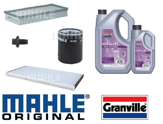 KIT113A Original Mahle Filter & Granville Hypalube Oil Service Kit Oil Range Rover L322 4.4 AJ V8