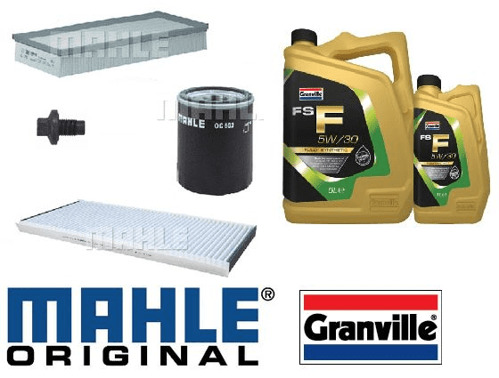 KIT113MG Original Mahle Filter & Granville Premium Oil Service Kit Oil Range Rover L322 4.2SC